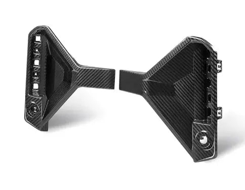 SQ Style Carbon Fiber Rear Bumper Trim Set - BMW G87 M2 BM Plugs