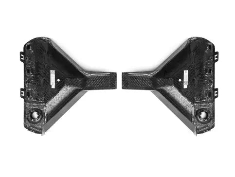 SQ Style Carbon Fiber Rear Bumper Trim Set - BMW G87 M2 BM Plugs