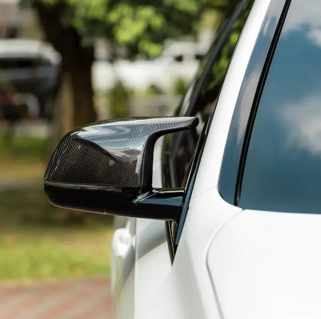 M Style Carbon Fiber Mirror Cap Set - BMW G06 X6