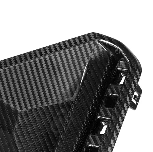 SQ Style Carbon Fiber Rear Bumper Trim Set - BMW G87 M2 BM Plugs