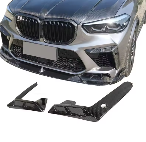Carbon Fiber Front Bumper Air Vent Trims - BMW F95 X5M