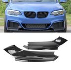 MP Style Carbon Fiber Front Splitters - BMW F22 2 Series