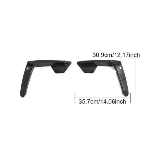 Carbon Fiber Front Bumper Air Vent Trims - BMW F95 X5M