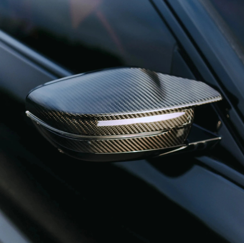 M Style Carbon Fiber Mirror Cap Set - BMW G42 2 Series M240i