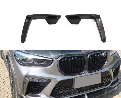 Carbon Fiber Front Bumper Air Vent Trims - BMW F95 X5M