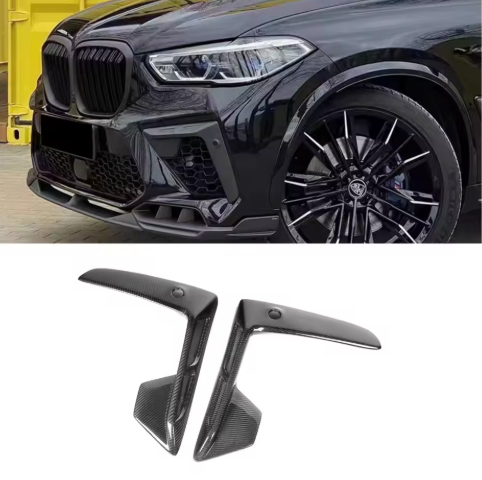 LD Style Carbon Fiber Front Canards - BMW F95 X5M