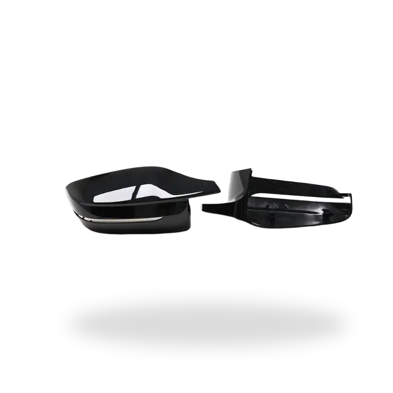 M Style Gloss Black Mirror Cap Set - BMW G Chassis BM Plugs