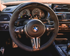 MP Style Carbon Fiber Shift Paddle Set BM Plugs