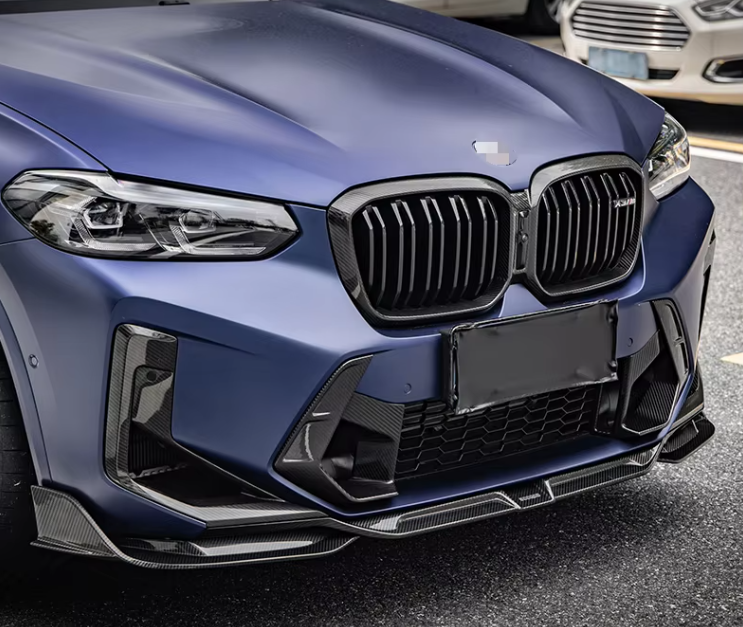 SQ Style Carbon Fiber Front Air Ducts - BMW F97 X3M LCI BM Plugs