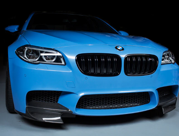 Carbon Fiber Front Lower Splitters - BMW F10 M5 BM Plugs