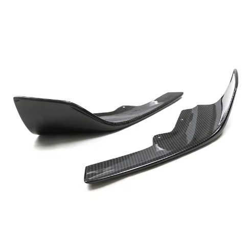 MP Style Carbon Fiber Front Splitters - BMW F87 M2 & M2C BM Plugs