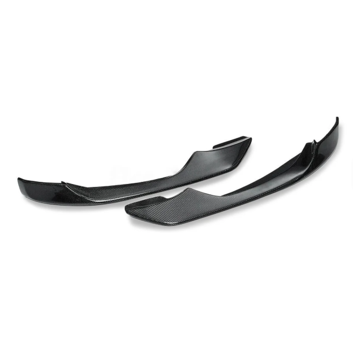 AC Style Carbon Fiber Front Splitters - BMW F80 M3 & F82 M4 BM Plugs