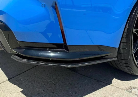 MHC Style Carbon Fiber Rear Splitters - BMW G80 M3 & G82/G83 M4 BM Plugs