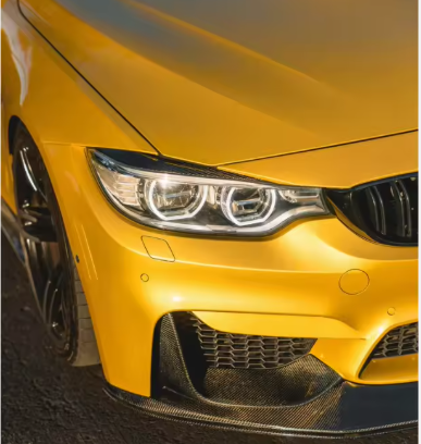 Carbon Fiber Eyelid Headlight Trim - BMW F80 M3 & F82 / F83 M4 BM Plugs