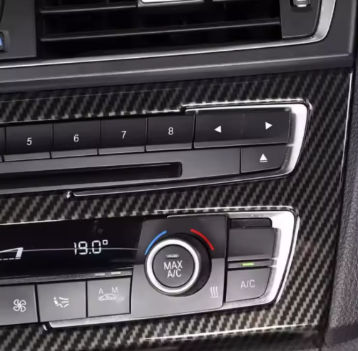 Carbon Fiber AC Center Console Trim - BMW F Chassis BM Plugs