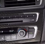 Carbon Fiber AC Center Console Trim - BMW F Chassis BM Plugs