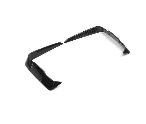 SQ Style Carbon Fiber Front Canards - BMW F87 M2 BM Plugs