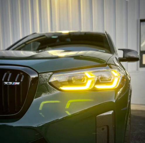 CSL Yellow Headlight DRL Module - BMW F97 X3M, F98 X4M, G01 X3 & G02 X4 BM Plugs