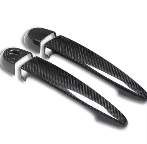 Carbon Fiber Exterior Door Handle Covers - BMW E & F Chassis BM Plugs