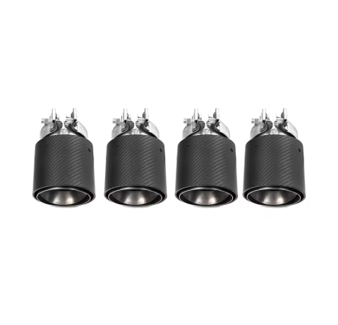 OEM Style Carbon Fiber Exhaust Tips - BMW G90/G99 M5 BM Plugs