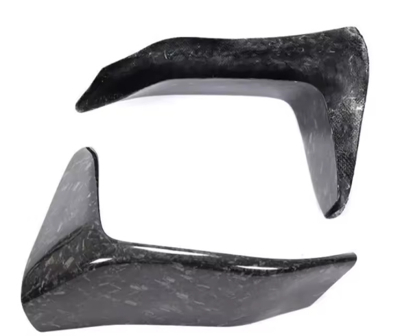 MP Style Forged Carbon Front Lower Splitters - BMW F80 M3 & F82 / F83 M4 BM Plugs