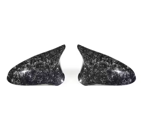 Forged Carbon Fiber Mirror Cap Set - BMW F80 M3, F82 / F83 M4, & F87 M2C BM Plugs