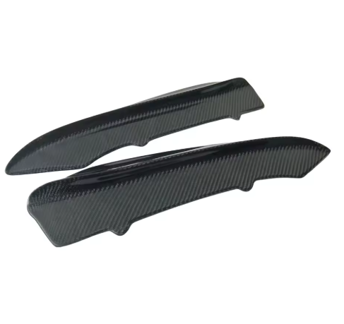 Carbon Fiber Rear Canard Splitters - BMW E92 M3 BM Plugs