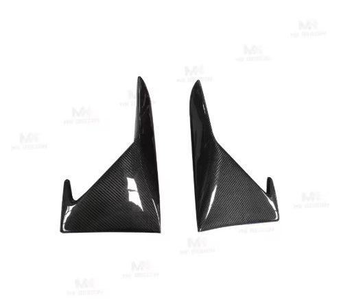 Carbon Fiber Front Upper Splitters - BMW F87 M2 BM Plugs