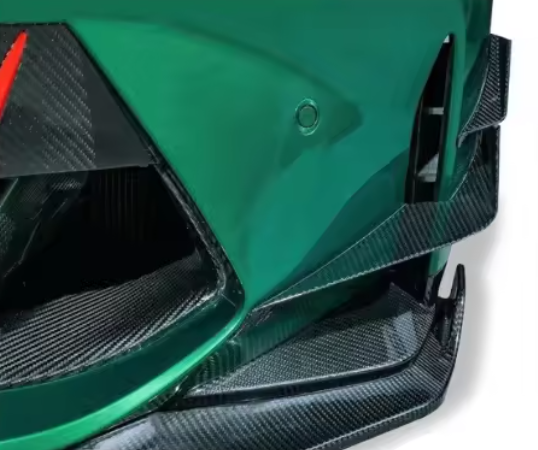 KB Style Carbon Fiber Front Canards - BMW G80 M3 & G82/G83 M4 BM Plugs