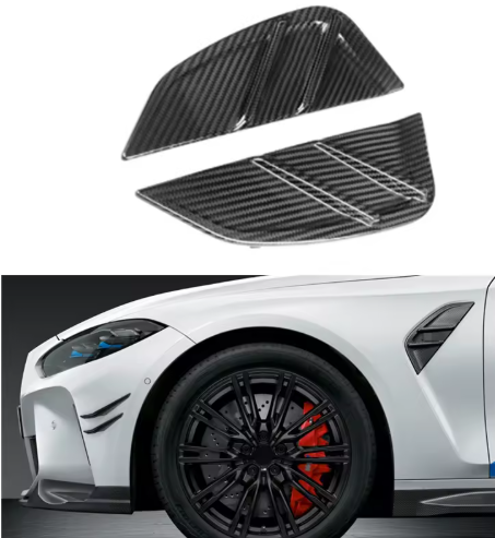 MP Style Carbon Fiber Fender Trims - BMW G80 M3 & G82 / G83 M4 BM Plugs
