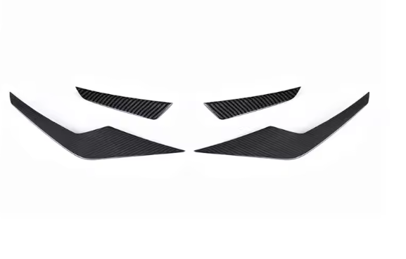 SQ Style Carbon Fiber Front Canards - BMW G90/G99 M5 BM Plugs