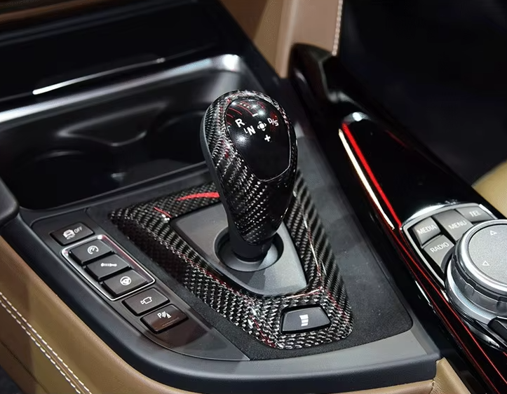 MP Style Carbon Fiber Gear Shifter - BMW F80 M3 | F82/F83 M4 | F87 M2 BM Plugs