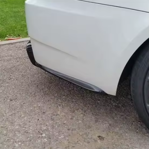 Carbon Fiber Rear Canard Splitters - BMW E92 M3 BM Plugs