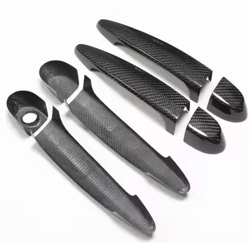Carbon Fiber Exterior Door Handle Covers - BMW E & F Chassis BM Plugs