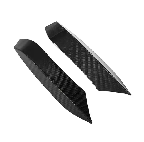 Carbon Fiber Front Upper Splitters - BMW F80 M3 & F82 / F83 M4 BM Plugs