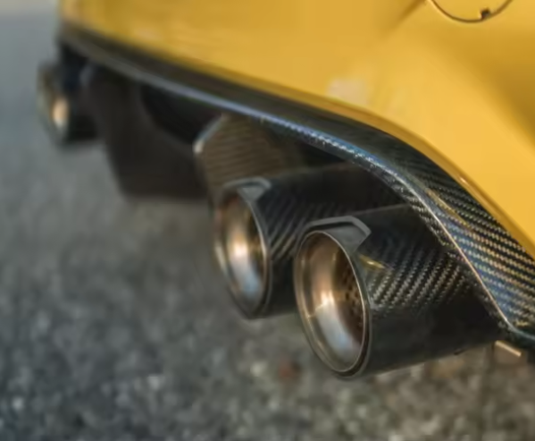 MP Style Carbon Fiber Exhaust Tip Set - BMW F80 M3, F82/F83 M4 & F82 M2 BM Plugs