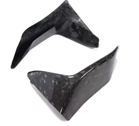 MP Style Forged Carbon Front Lower Splitters - BMW F80 M3 & F82 / F83 M4 BM Plugs