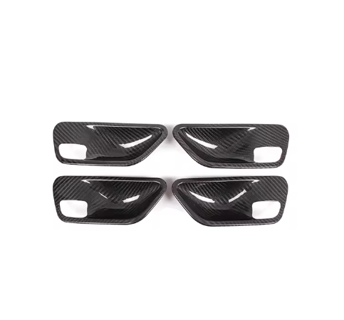 Carbon Fiber Interior Door Bowl Trim Set - BMW F Chassis BM Plugs