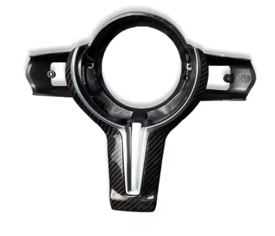 Carbon Fiber Steering Wheel Trim - BMW F Chassis BM Plugs
