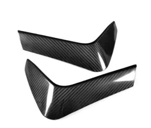 Carbon Fiber Rear Bumper Splitters - BMW F80 M3 & F82 / F83 M4 BM Plugs