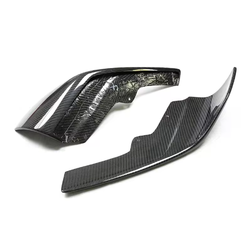 MP Style Carbon Fiber Front Splitters - BMW F87 M2 & M2C BM Plugs