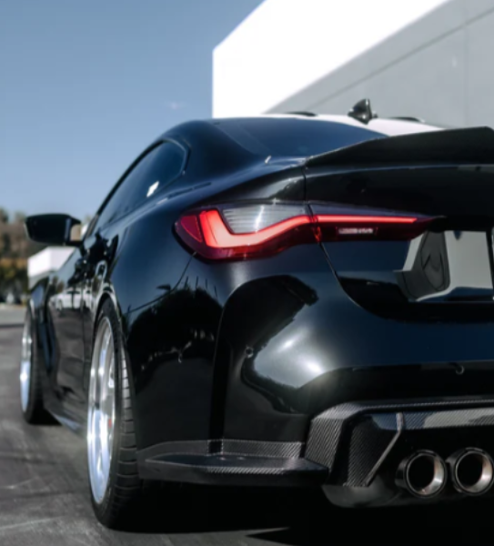 OEM Style Carbon Fiber Rear Canard Splitters - BMW G80 M3 & G82/G83 M4 BM Plugs