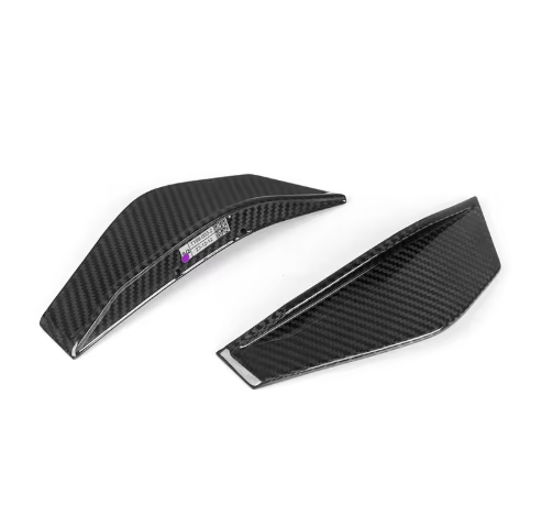 SQ Style Carbon Fiber Front Side Canards - BMW F87 M2 BM Plugs