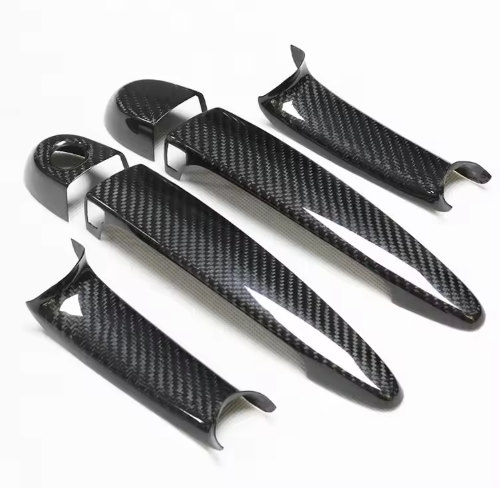 Carbon Fiber Exterior Door Handle Covers - BMW E & F Chassis BM Plugs