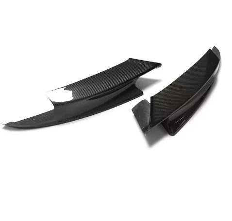 Carbon Fiber Front Lower Splitters - BMW E90 / E92 / E93 M3 BM Plugs