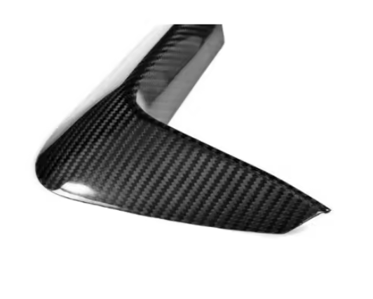 Carbon Fiber Rear Bumper Splitters - BMW F80 M3 & F82 / F83 M4 BM Plugs