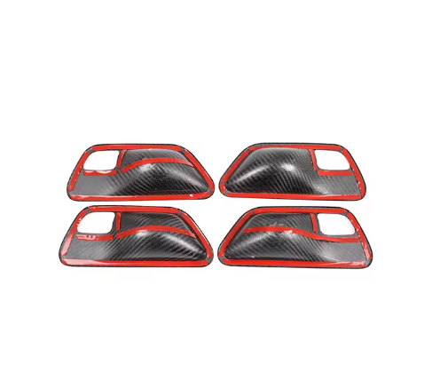 Carbon Fiber Interior Door Bowl Trim Set - BMW F Chassis BM Plugs