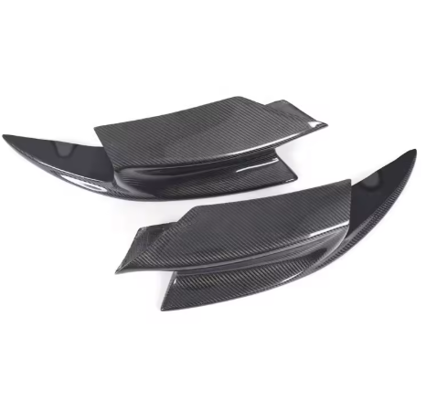 Carbon Fiber Front Lower Splitters - BMW F10 M5 BM Plugs