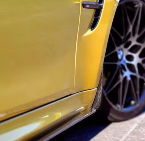 Carbon Fiber Front Splash Guards - BMW F80 M3 & F82 / F83 M4 BM Plugs