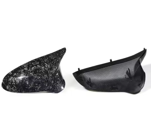 Forged Carbon Fiber Mirror Cap Set - BMW F80 M3, F82 / F83 M4, & F87 M2C BM Plugs